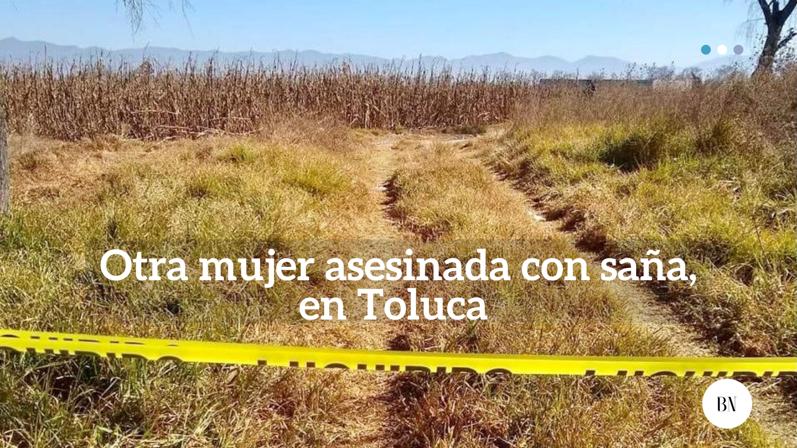 Otra mujer asesinada con saña, en Toluca